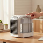 Compact Portable Air Cooler | Evaporative Cooling Fan with Digital Display | Personal Comfort for Small Spaces 0