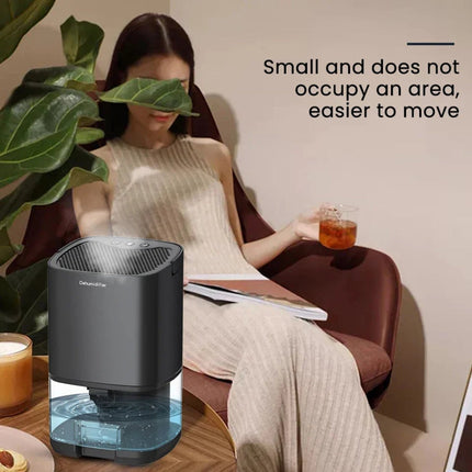 Compact Portable Dehumidifier with Night Light & Air Filter | Ideal for Small Rooms & Clean Air Quality 4