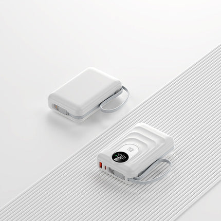 Compact Portable Power Bank with Fast Wireless Charging & LED Display 0