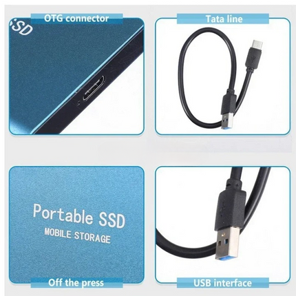 Compact Portable SSD External Hard Drive with High-Speed Data Transfer | Reliable Storage for Work and Travel 5