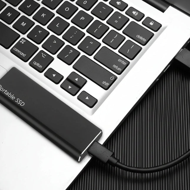 Compact Portable SSD | 4TB USB-C External Hard Drive with Ultra-Thin Design | Ideal for Data Storage and Backup 1