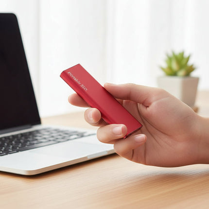 Compact Portable SSD | 4TB USB-C External Hard Drive with Ultra-Thin Design | Ideal for Data Storage and Backup 4
