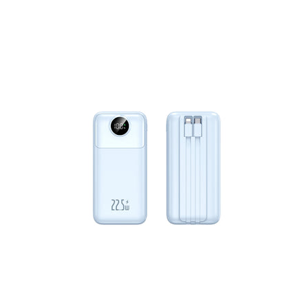 Compact Power Bank | Integrated Charging Cables & Digital Indicator | Portable Solution for On-the-Go Charging 3