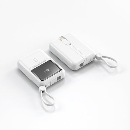 Compact Power Bank | Portable Charger with Integrated Cable & Digital Display | Convenient Solution for Mobile Devices 2