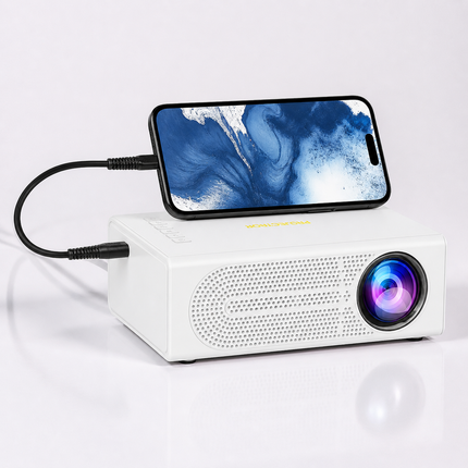 Compact Projector | Mini 1080P Projector with USB Connectivity | Portable Entertainment for Movies and Gaming 2
