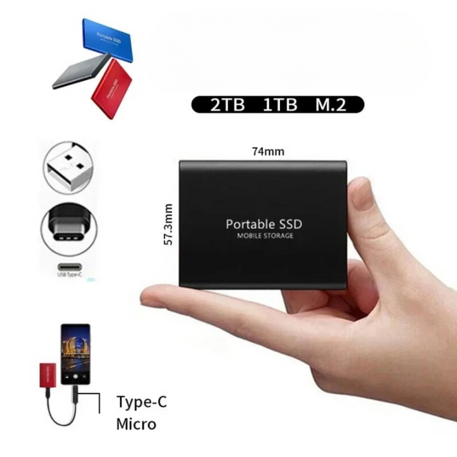 Compact SSD Storage | 512GB Portable External Drive with Fast Transfer Speed | Reliable Data Storage for Home and Travel 1