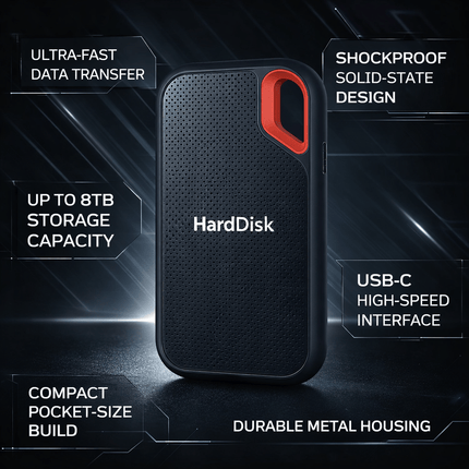 Compact Series | Portable SSD with USB-C Connectivity | High-Speed Data Transfer for Effortless File Management 1