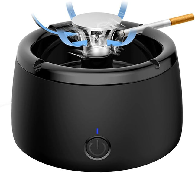 Compact Smokeless Ashtray with Triple Air Purifier Filter for Cleaner Air 0