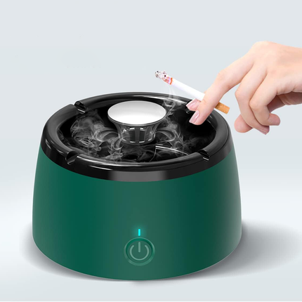 Compact Smokeless Ashtray with Triple Air Purifier Filter for Cleaner Air 4