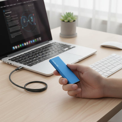 Compact Storage Solutions | Portable SSD External Hard Drive with 4TB Capacity | Lightweight Design for Easy Portability 2