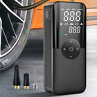 Compact Tire Pump | Portable Inflator with Digital Display & LED Light | Essential Tool for Quick Inflation 0