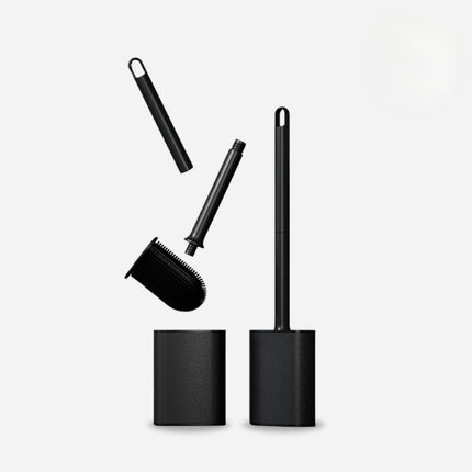 Compact Toilet Brush with Ergonomic Handle & Durable Bristles for Deep Cleaning 0