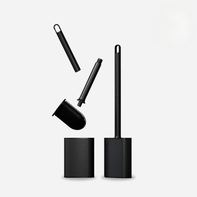 Compact Toilet Brush with Ergonomic Handle & Durable Bristles for Deep Cleaning 0