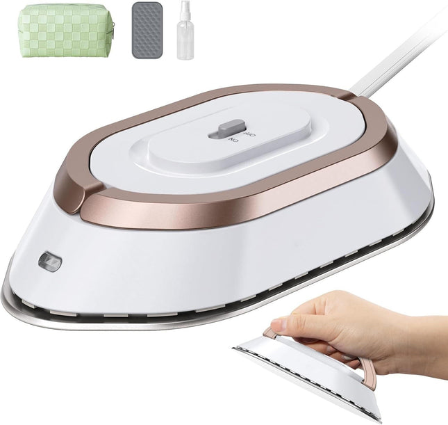 Compact Travel Iron | Dual Voltage Lightweight Design with Rapid Heat 0