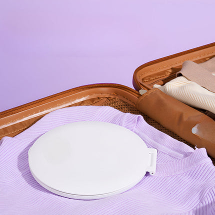 Compact Travel Vanity Mirror with Bright LED Lighting & Touch Control 2