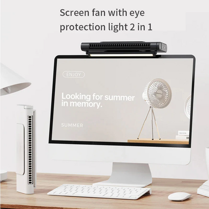 Compact USB Desk Fan | Bladeless Design with Adjustable Airflow | Quiet Cooling Solution for Workspaces 3
