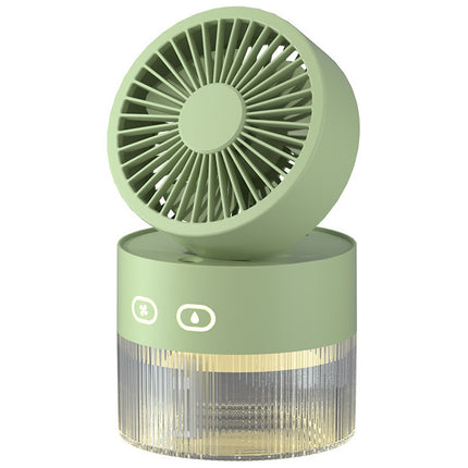 Compact USB Mini Fan Portable with Atomization Technology | Quiet Operation for Refreshing Cool Air 0