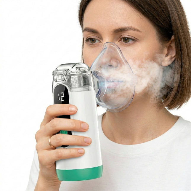 Compact USB Rechargeable Mist Inhaler with Whisper-Quiet Operation | Portable Relief for Easy Breathing 0