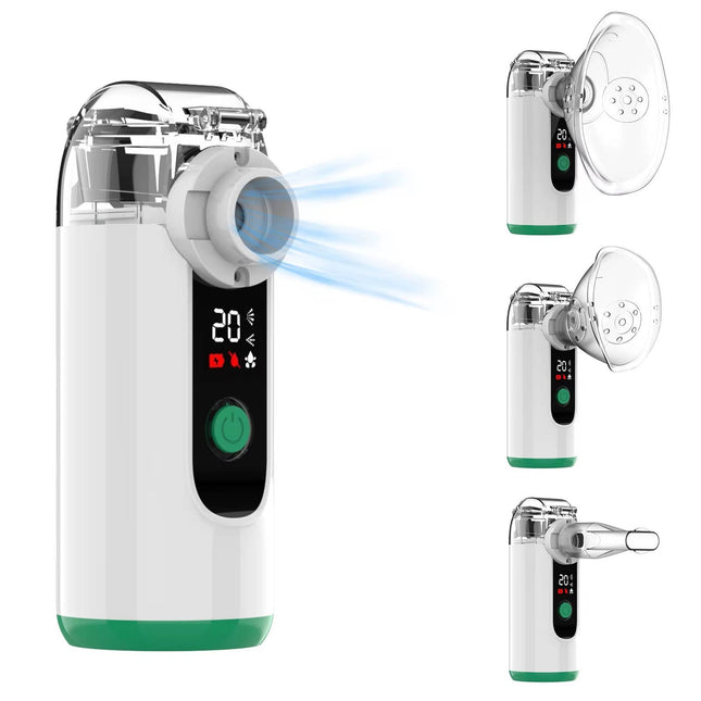 Compact USB Rechargeable Mist Inhaler with Whisper-Quiet Operation | Portable Relief for Easy Breathing 1