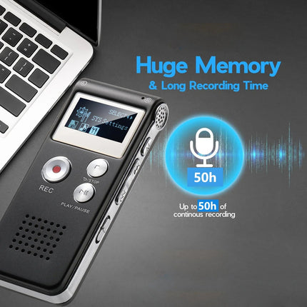 Compact Voice Recorder | Voice Activated Audio Recorder with High-Quality Capture | Portable Device for Efficient Sound Recording 4