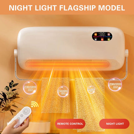 Compact Wall Mounted Electric Heater with Quick Warm-Up Feature for Year-Round Comfort 3