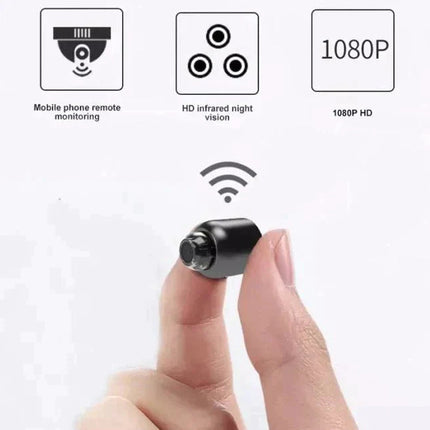 Compact WiFi Security Camera | Wireless Home Security Cameras with Night Vision & Motion Alerts for Enhanced Monitoring 0