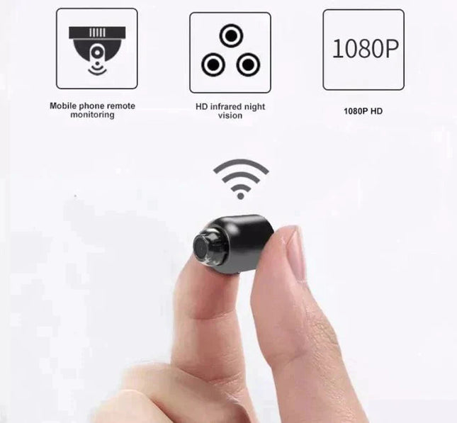 Compact WiFi Security Camera | Wireless Home Security Cameras with Night Vision & Motion Alerts for Enhanced Monitoring 0