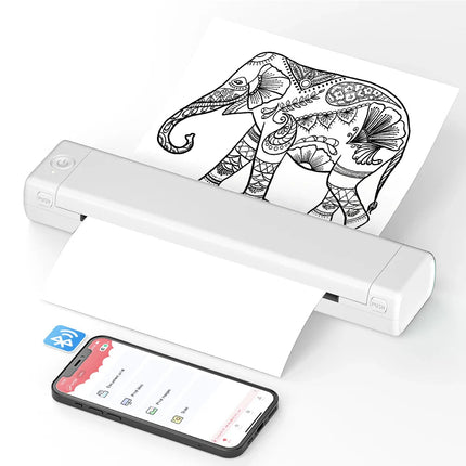 Compact Wireless Bluetooth Thermal Printer for Clear Printing Anywhere 2
