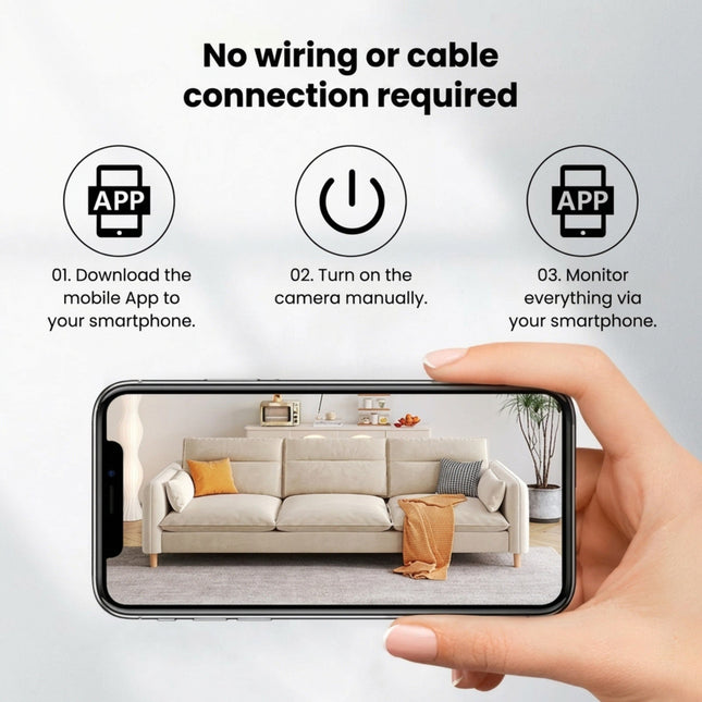 Compact Wireless Camera | Night Vision & Motion Sensor for Home Security 1