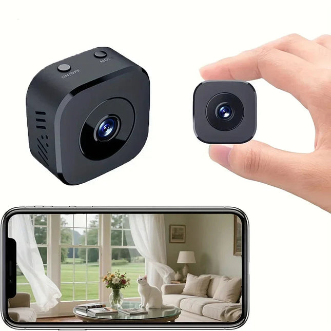 Compact Wireless Security Camera with 8K Video & Night Vision | Smart Surveillance Solution for Home and Outdoor Safety 0