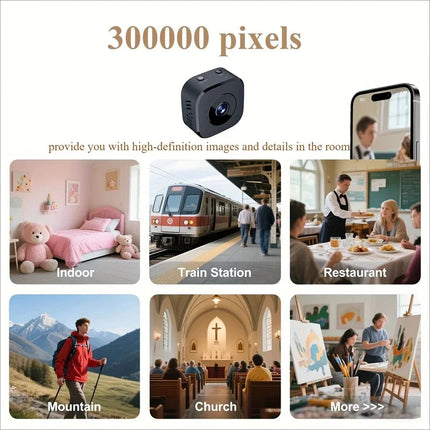 Compact Wireless Security Camera with 8K Video & Night Vision | Smart Surveillance Solution for Home and Outdoor Safety 5
