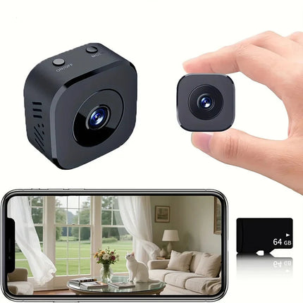 Compact Wireless Security Camera with 8K Video & Night Vision | Smart Surveillance Solution for Home and Outdoor Safety 8
