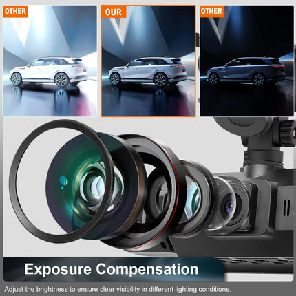 Comprehensive Wireless Dash Camera System with Night Vision & 4 Cameras for Enhanced Safety 3