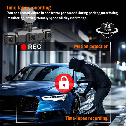 Comprehensive Wireless Dash Camera System with Night Vision & 4 Cameras for Enhanced Safety 7