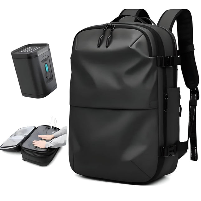 Compression Travel Backpack with Vacuum Technology | Space-Saving Design for Organized Journeys 0