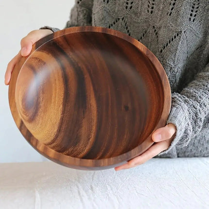 Wooden Bowls, Handcrafted Wooden Salad Bowl for Serving Snacks – image 6
