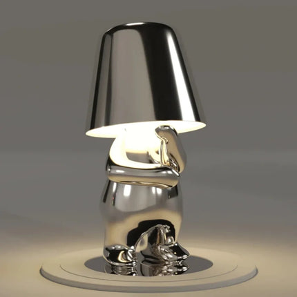 Dimmable Touch-Controlled LED Lamp with Adjustable Brightness | Portable Artistic Lighting for Home Decor