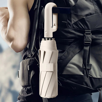 Contemporary Compact Umbrella with UPF50+ Protection | Durable and Portable Design for All Weather 5