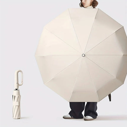 Contemporary Compact Umbrella with UPF50+ Protection | Durable and Portable Design for All Weather 7