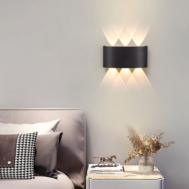 Contemporary Wall Sconce Light with Dual Beam Design | IP55 Waterproof for Indoor and Outdoor Use 1