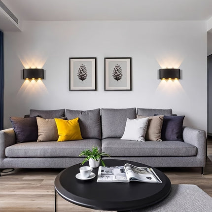 Contemporary Wall Sconce Light with Dual Beam Design | IP55 Waterproof for Indoor and Outdoor Use 2