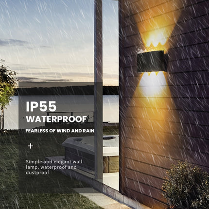 Contemporary Wall Sconce Light with Dual Beam Design | IP55 Waterproof for Indoor and Outdoor Use 4