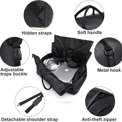 Convertible Travel Duffel Bag with Waterproof Design | Versatile Garment Carrier for Wrinkle-Free Packing 2