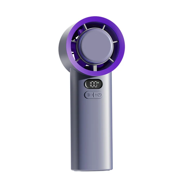 CoolBreeze | Mini Portable Hand Fan with 3 Speed Settings | Rechargeable Design for On-the-Go Comfort 0