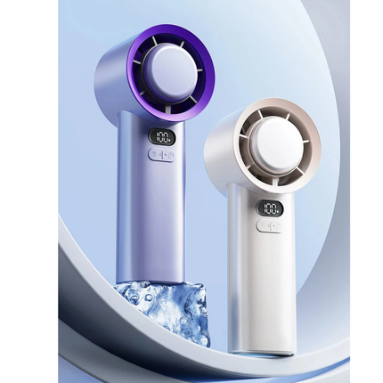 CoolBreeze | Mini Portable Hand Fan with 3 Speed Settings | Rechargeable Design for On-the-Go Comfort 1