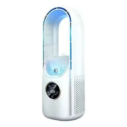 CoolMist | Blade-Free Fan with UV Air Purifier & Compact Design | Ultra-Quiet Operation for Cleaner Air 0