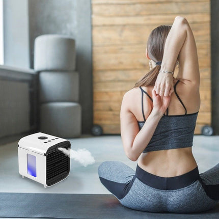 Cool Breeze | Portable Mini Air Conditioner Fan with 7 LED Colors | Humidified Air for Comfort 7