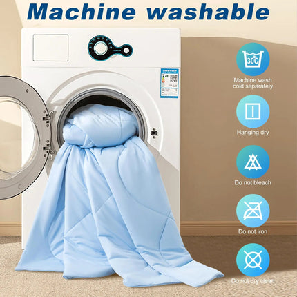 Cool Sleep Bedding | Lightweight Cooling Comforter with Q Max 0.4 Technology | Breathable Design for Year-Round Comfort 5
