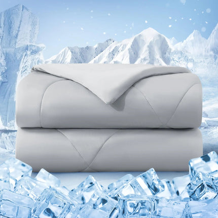 Cool Sleep Bedding | Lightweight Cooling Comforter with Q Max 0.4 Technology | Breathable Design for Year-Round Comfort 8