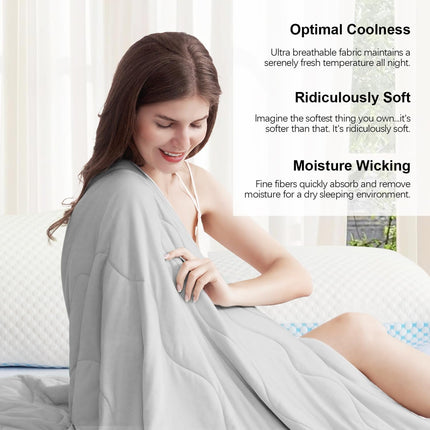 Cooling Blanket Collection | Advanced Q-Max Fabric with Dual-Sided Design | Ideal Cooling Blanket for Hot Sleepers 2